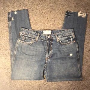 FREE PEOPLE Slim Boyfriend Jeans